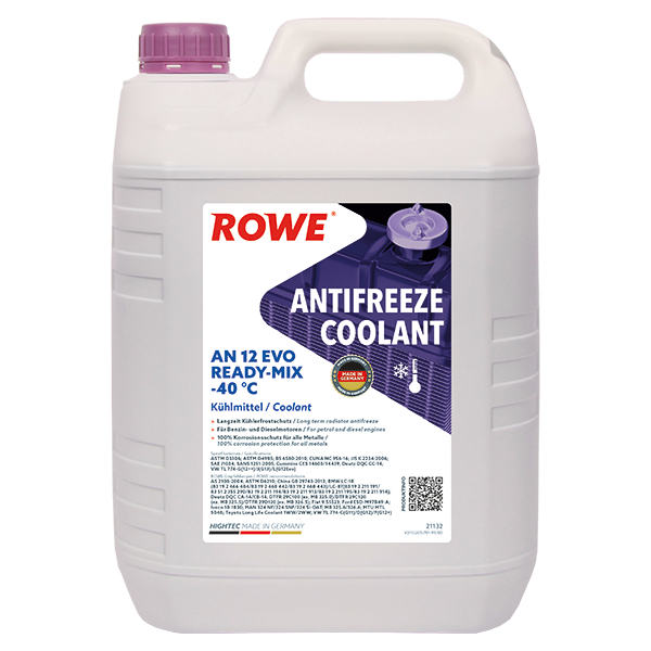 HIGHTEC ANTIFREEZE COOLANT AN 12 EVO READY-MIX -37°C